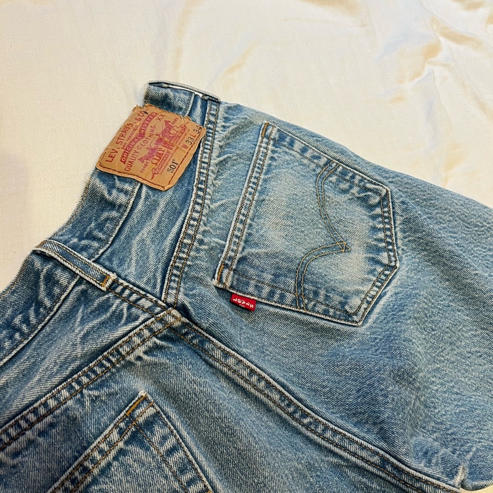 Vintage Levi's Sky Blue Denim Pants